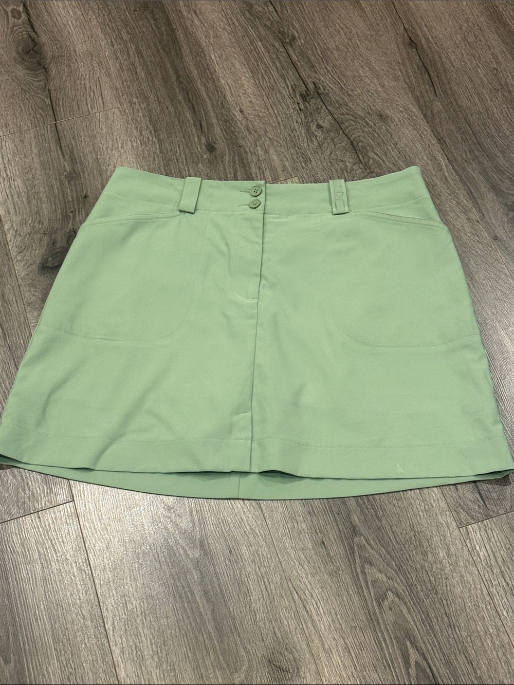 Light Green Women's Nike Gold Skort - Classic Mini Style